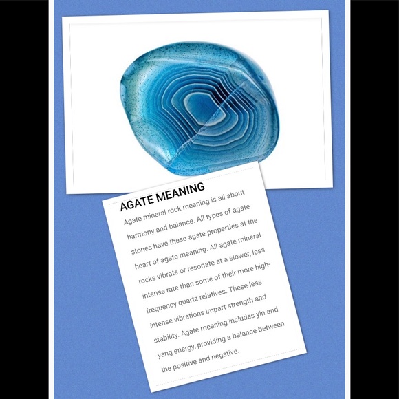 💎 Boho Natural Blue Agate Crystal Necklace - Picture 5 of 8